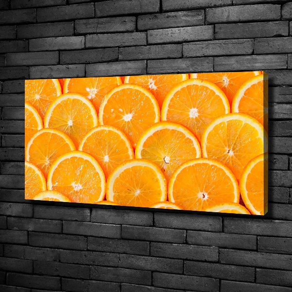 Wandbild Orangenscheiben