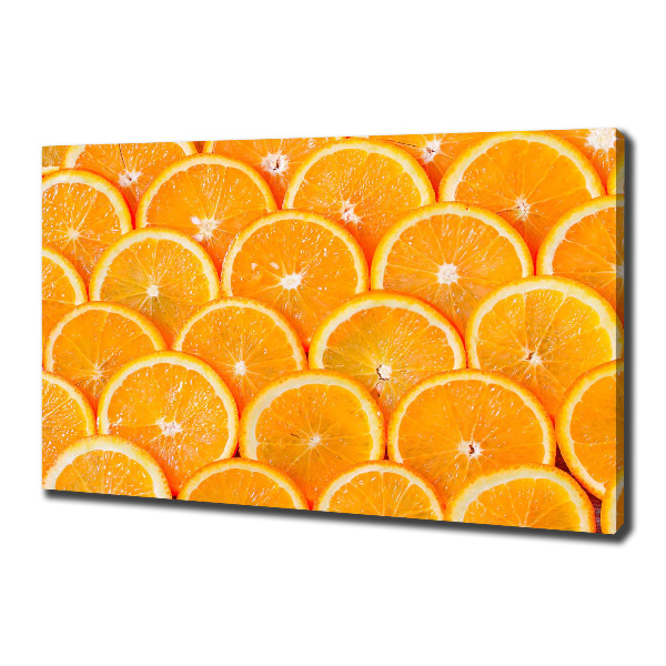 Wandbild Orangenscheiben