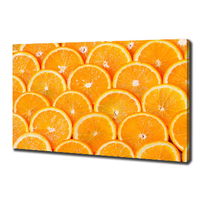 Wandbild Orangenscheiben