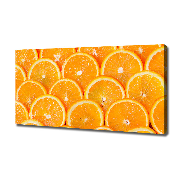 Wandbild Orangenscheiben
