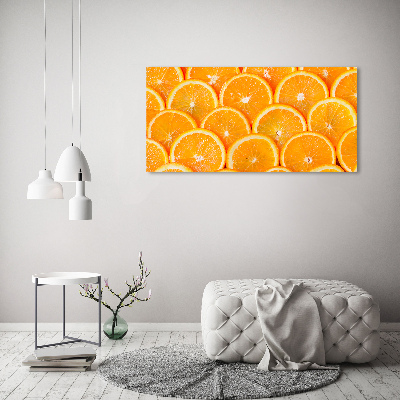 Wandbild Orangenscheiben