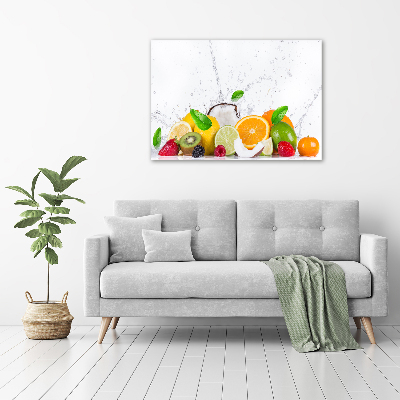 Wandbild Obst und Wasser