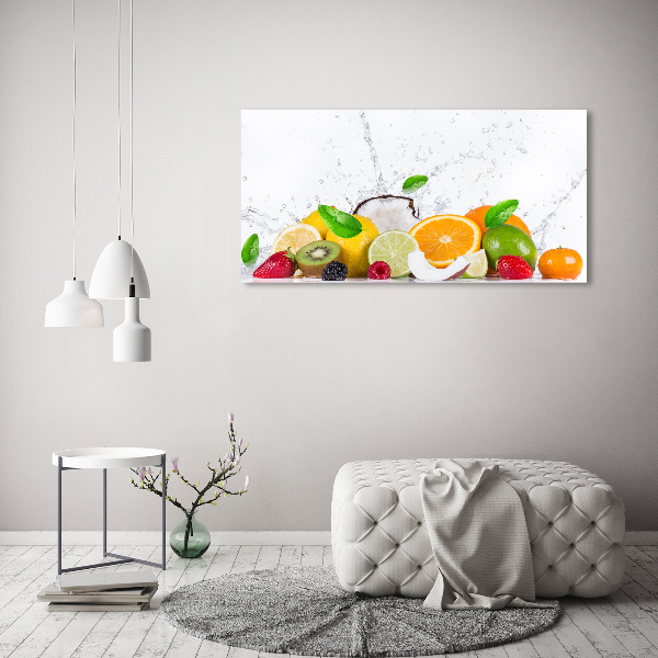 Wandbild Obst und Wasser