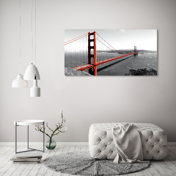 Bild auf leinwand San Francisco Brücke