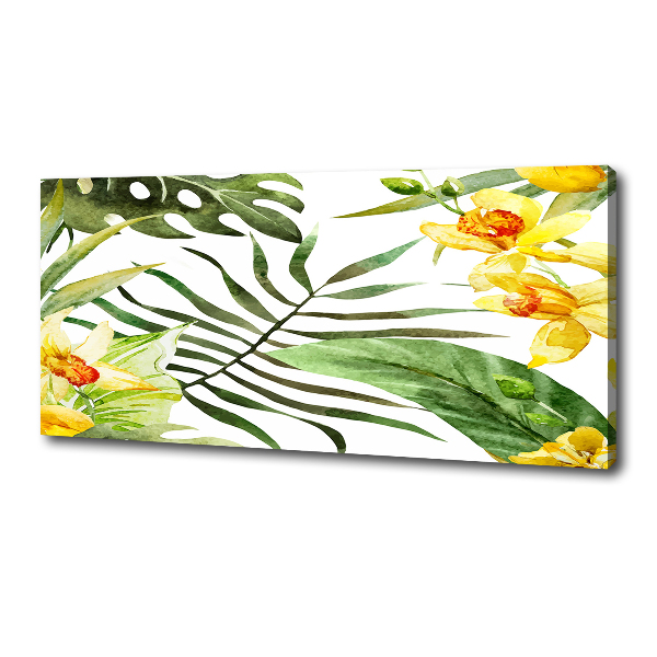 Wandbild Tropische Blumen