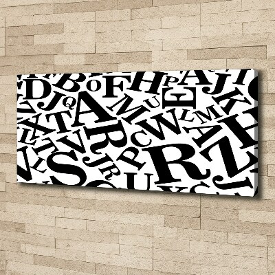 Bild auf leinwand Alphabet