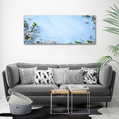 Fotobild Kirschblüten im Hintergrund