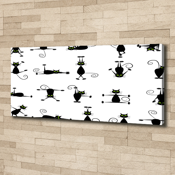 Wandbild Katzenillustration