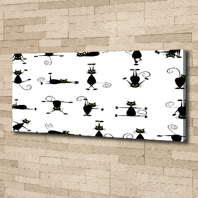 Wandbild Katzenillustration