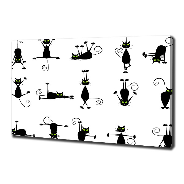 Wandbild Katzenillustration