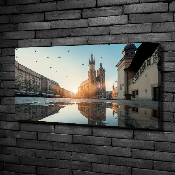 Wandbild Krakau, Polen