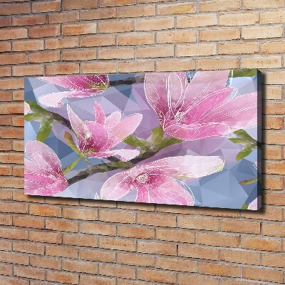 Bild auf leinwand Rosa Magnolie