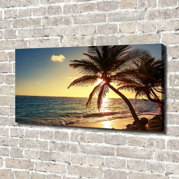 Bild auf leinwand Tropischer Strand