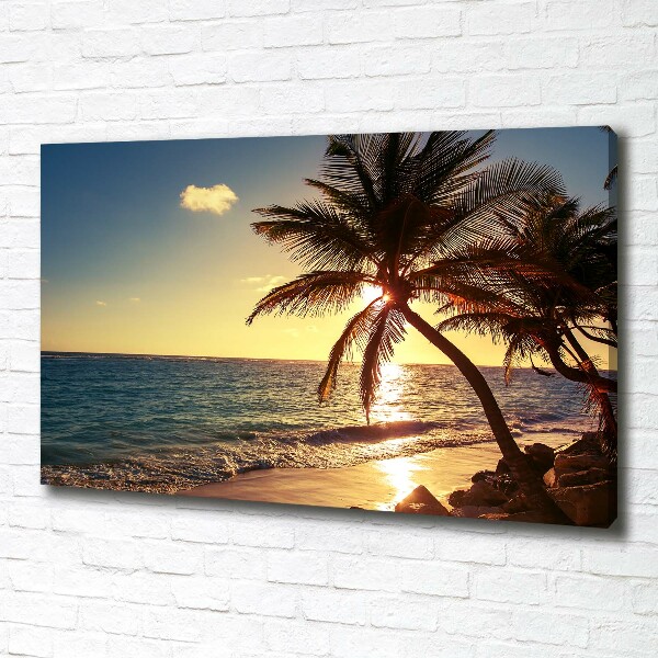 Bild auf leinwand Tropischer Strand