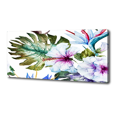 Wandbild Hawaiianische Blumen