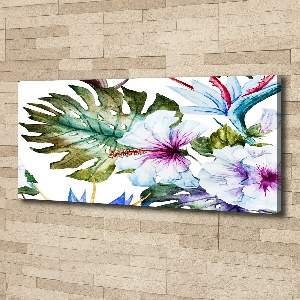 Wandbild Hawaiianische Blumen