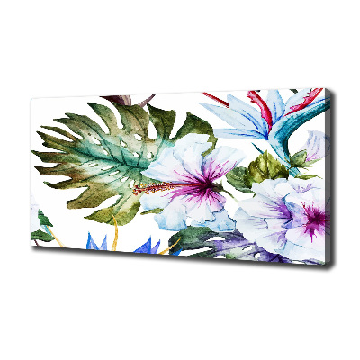 Wandbild Hawaiianische Blumen