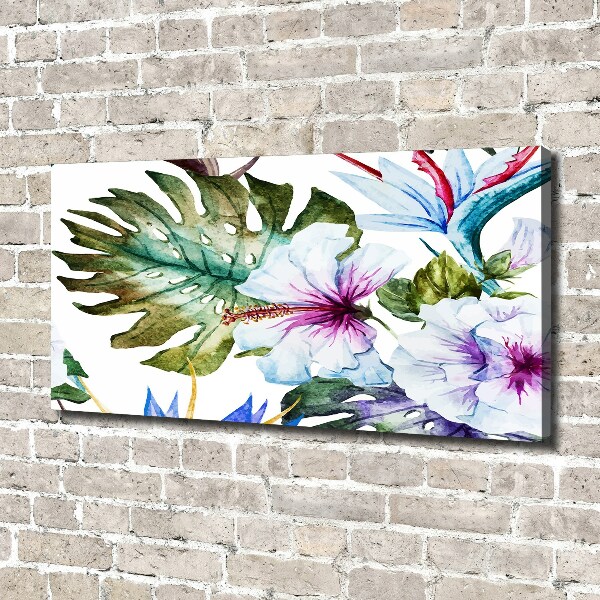 Wandbild Hawaiianische Blumen