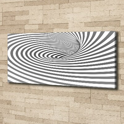 Bild auf leinwand Gestreifte Spirale
