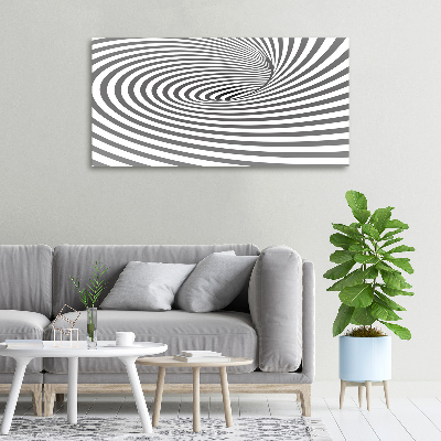 Bild auf leinwand Gestreifte Spirale