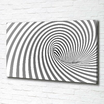 Bild auf leinwand Gestreifte Spirale