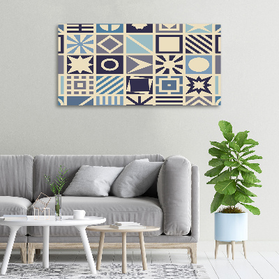 Bild auf leinwand Geometrischer Hintergrund