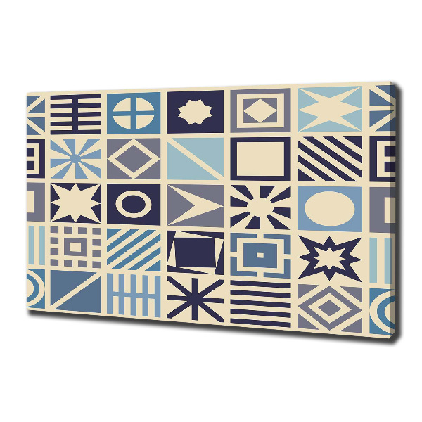 Bild auf leinwand Geometrischer Hintergrund