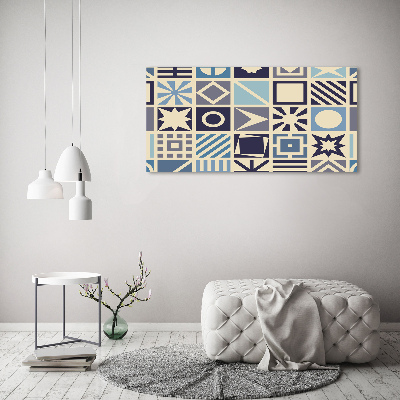Bild auf leinwand Geometrischer Hintergrund