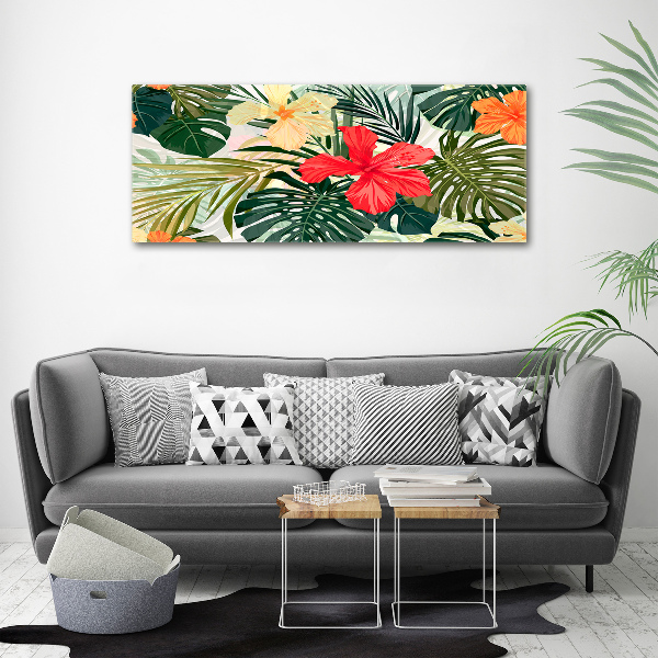 Bild auf leinwand Hawaiianische Blumen