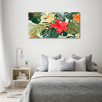 Bild auf leinwand Hawaiianische Blumen