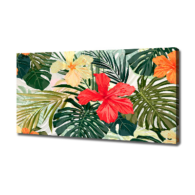 Bild auf leinwand Hawaiianische Blumen