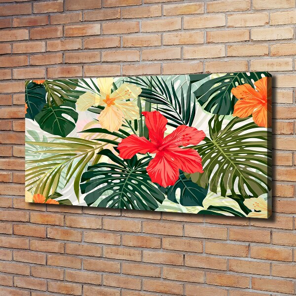 Bild auf leinwand Hawaiianische Blumen
