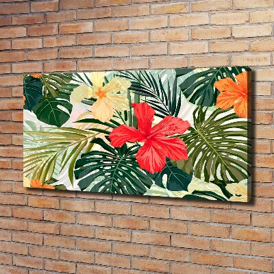 Bild auf leinwand Hawaiianische Blumen