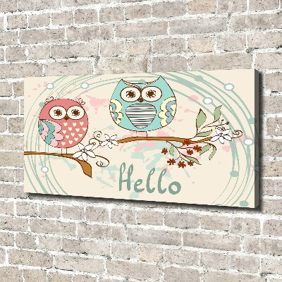 Bild auf leinwand Eulen