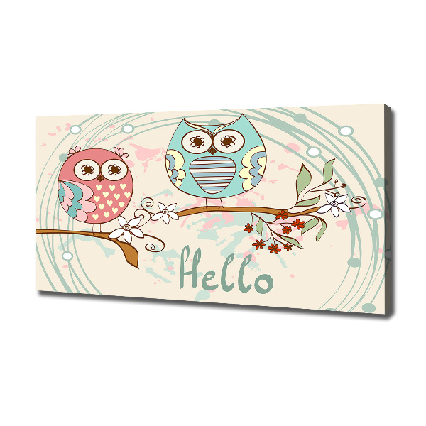 Bild auf leinwand Eulen