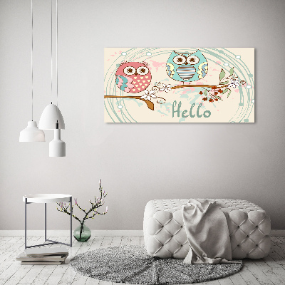 Bild auf leinwand Eulen