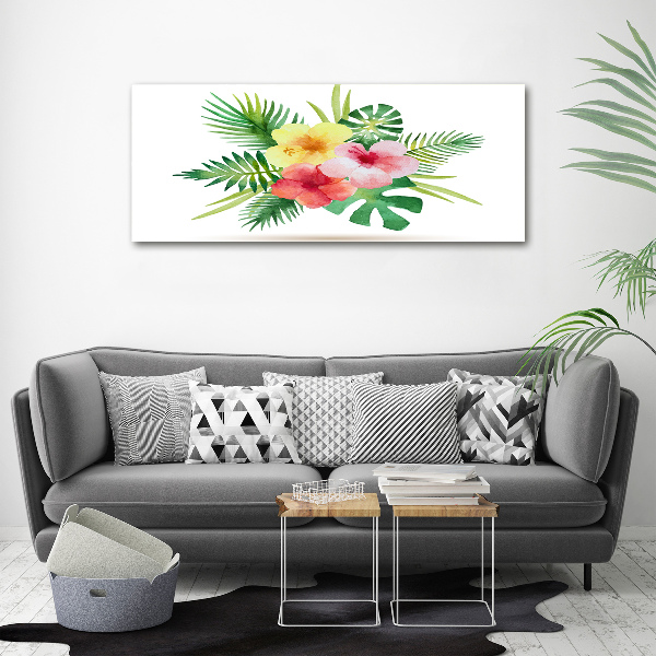 Bild auf leinwand Hawaiianische Blumen