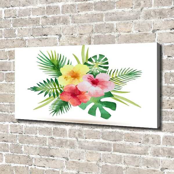 Bild auf leinwand Hawaiianische Blumen