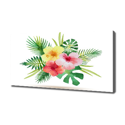 Bild auf leinwand Hawaiianische Blumen