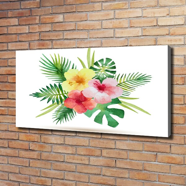 Bild auf leinwand Hawaiianische Blumen