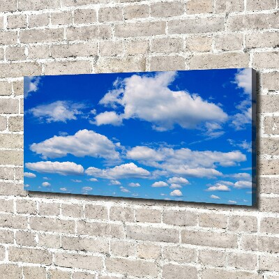 Bild auf leinwand Wolken am Himmel