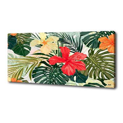 Bild auf leinwand Hawaiianische Blumen