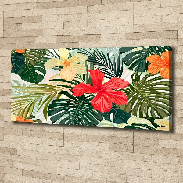 Bild auf leinwand Hawaiianische Blumen