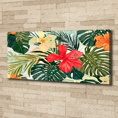Bild auf leinwand Hawaiianische Blumen