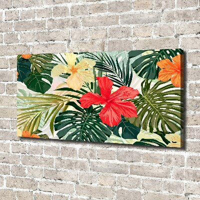 Bild auf leinwand Hawaiianische Blumen