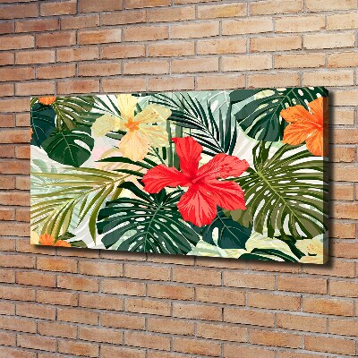 Bild auf leinwand Hawaiianische Blumen