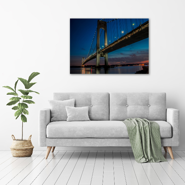 Bild auf leinwand Brooklyn Bridge