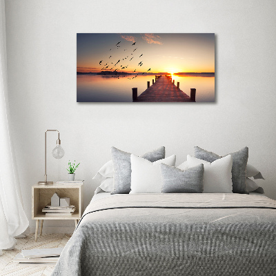 Bild auf leinwand Sonnenuntergang