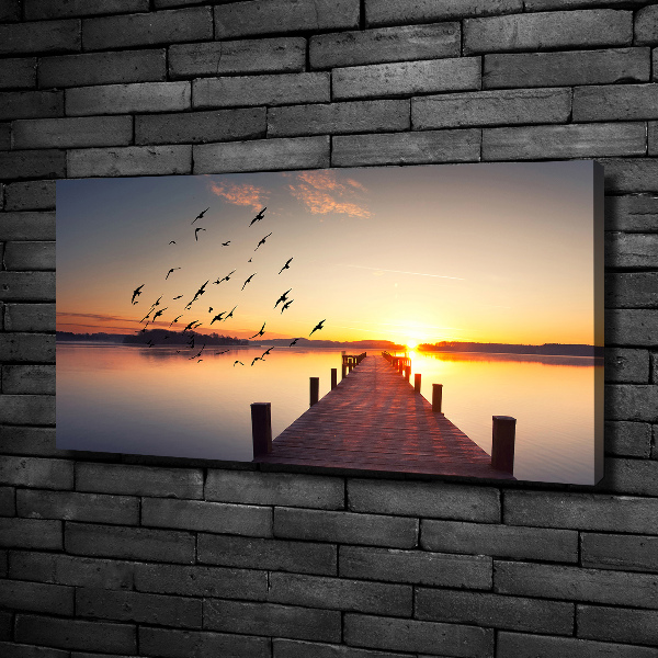 Bild auf leinwand Sonnenuntergang
