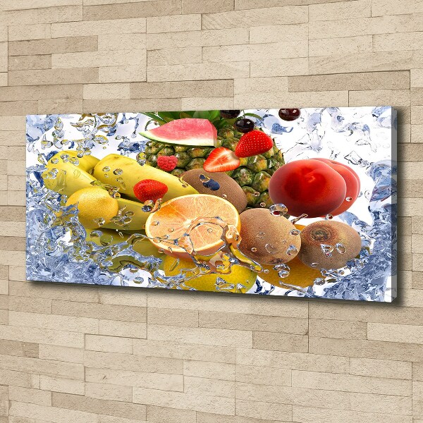 Bild auf leinwand Obst und Wasser